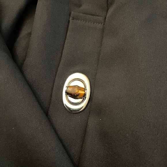 NWT! Gucci Cropped Cotton Jacket With Bamboo Buttons - Picture 9 of 16